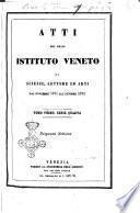 Atti del Regio Istituto veneto di scienze, lettere ed arti
