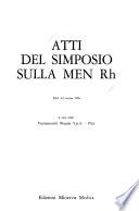 Atti del Simposio sulla MEN Rh
