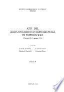 Atti del XXII Congresso internazionale di papirologia