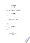 Atti dell'Academia Olimpica di Vicenza