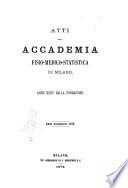 Atti dell'Accademia fisio-medico-statistica di Milano
