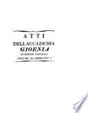 Atti dell' Accademia Gioenia di scienze naturali di Catania
