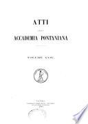 Atti dell'Accademia Pontaniana