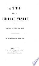 atti dell'i r istituto veneto 