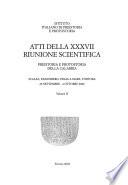 Atti della 37. Riunione scientifica