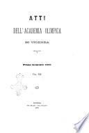 Atti della Academia Olimpica di Vicenza