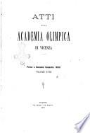 Atti della Academia Olimpica di Vicenza
