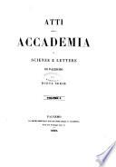 Atti della Accademia di scienze e lettere di Palermo