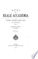 Atti della Accademia di scienze, lettere e arti di Palermo