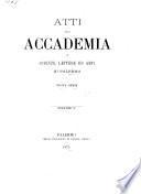 Atti della Accademia di scienze, lettere e arti di Palermo