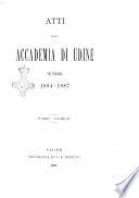 Atti della Accademia di Udine