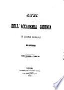 Atti della Accademia gioenia di scienze naturali in Catania