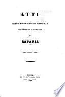 Atti della Accademia gioenia di scienze naturali in Catania