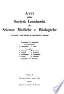 Atti della Accademia Medica Lombarda