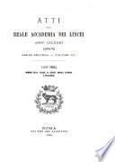 Atti della Accademia Nazionale dei Lincei