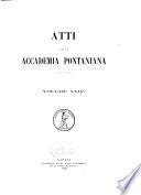 Atti della Accademia pontaniana