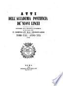 Atti della Pontificia accademia delle scienze