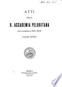 Atti della R. Accademia Peloritana