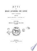 Atti della Reale Accademia dei Lincei