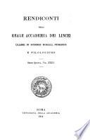 Atti della Reale Accademia dei Lincei. Rendiconti, classe di scienze fisiche, matematiche e naturali