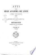 Atti della Reale Accademia dei Lincei. Rendiconti