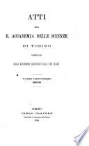 Atti della Reale accademia delle scienze di Torino