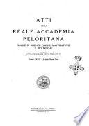 Atti della Reale Accademia peloritana