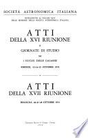 Atti della riunione