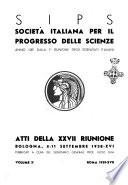 Atti della ... riunione