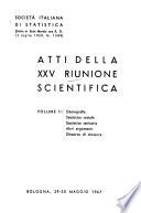 Atti della ... Riunione scientifica