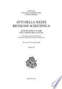 Atti della ... riunione scientifica