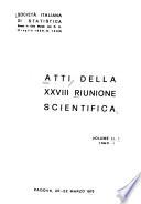 Atti della ... Riunione scientifica