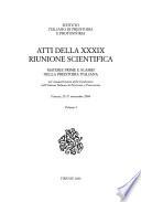 Atti della ... riunione scientifica