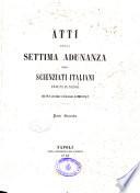 Atti della settima adunanza degli scienziati italiani tenuta in Napoli dal 20 di settembre a' 5 di ottobre del 1845