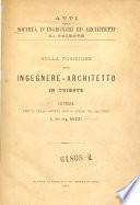 Atti della societa d'ingegneri ed architetti di Trieste.