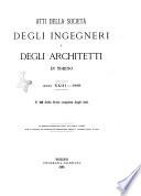Atti della Societa degli ingegneri e degli architetti in Torino