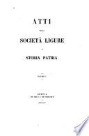 Atti della Società ligure di storia patria