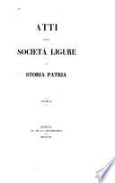 Atti della Società ligure di storia patria