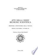 Atti della XXXIV Riunione scientifica
