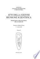 Atti della XXXVIII Riunione Scientifica