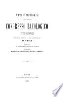 Atti e memorie del secondo Congresso bacologico internazionale