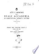 Atti e memorie della Accademia di agricoltura scienze e lettere di Verona