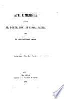 Atti e memorie - Deputazione di storia patria per le provincie di Romagna
