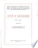 Atti e memorie - Deputazione di storia patria per le provincie di Romagna