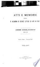 Atti e memorie