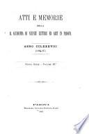 Atti e memorie