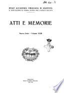Atti e memorie