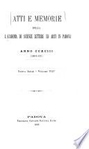 Atti e memorie