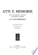Atti e memorie