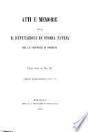 Atti e memorie